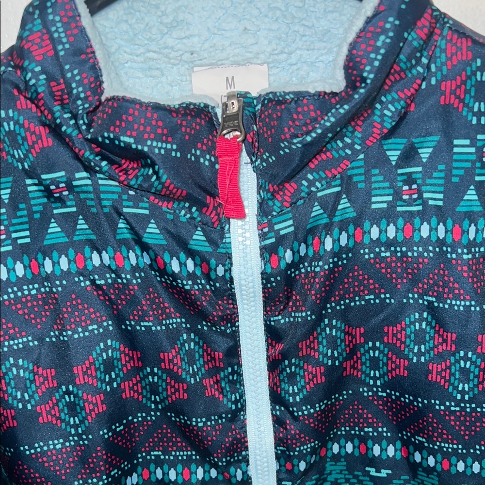 Patterned Girls Jacket - Multicolor Medium 7/8 - Picture 5 of 13